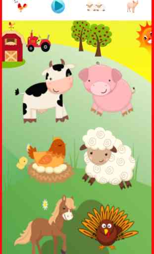 Barnyard Farm Animal Sounds Puzzles Games For Toddlers Free 3