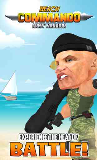 Beach Commando Warrior Blitz: Army Combat War Battle Forces 4