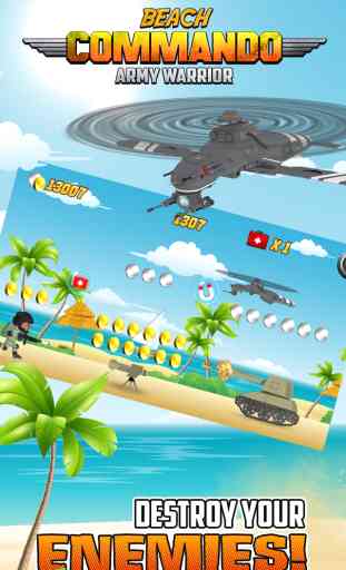 Beach Commando Warrior Blitz: Army Combat War Battle Forces Pro 2