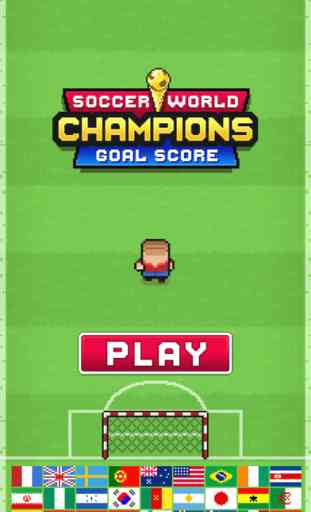 Big football superstar (Impossible Challenge Blocky Racing Pixel Soccer Games) 3