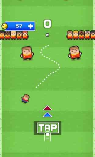 Big football superstar (Impossible Challenge Blocky Racing Pixel Soccer Games) 4