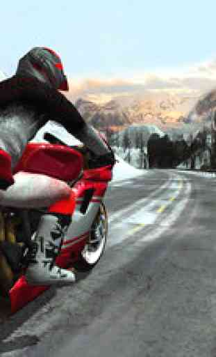 Bike Rider - Frozen Highway Rally Race Free 1