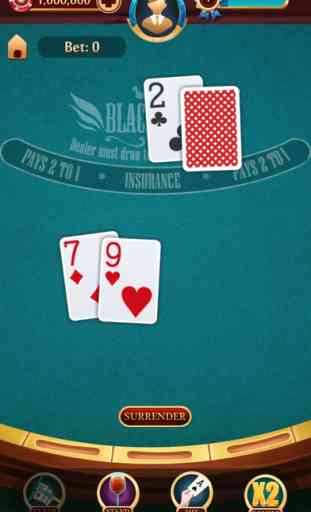 BlackJack 21 King -  Free Las Vegas Casino Game Style 2