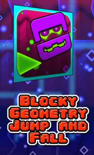 Blocky Geometry Jump and Fall 1
