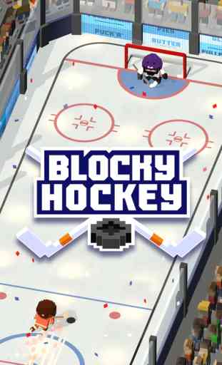 Blocky Hockey - Arcade Ice Runner 1
