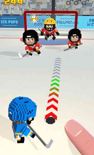 Blocky Hockey - Arcade Ice Runner 2