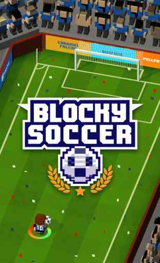 Blocky Soccer - Endless Arcade Runner 1