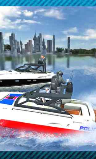 Boat Driving 3D: Crime Chase 4