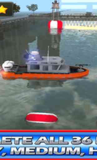 Boat Game Police & Navy Ship 3D Emergency Parking 4