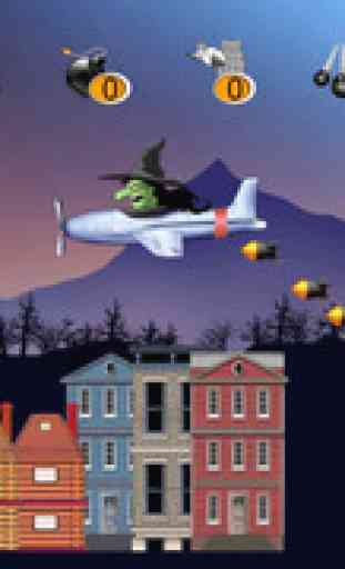 Boom Blast Witch Attack - fantasy aeroplane shooting game 1