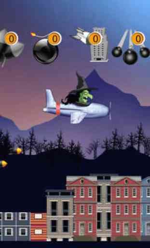 Boom Blast Witch Attack - fantasy aeroplane shooting game 4