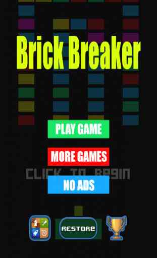 Brick Breaker : A 3D Tap Paddle-Ball Game 1