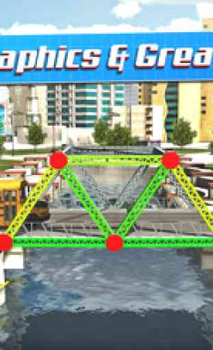 Bridge Construction Simulator 3D a Real City Building Physics Sim 2