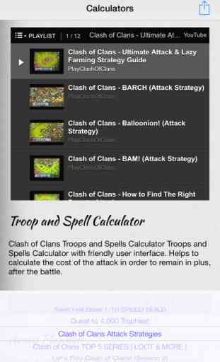 Calculators for Clash Of Clans - Video Guide, Strategies, Tactics and Tricks with Calculators 2
