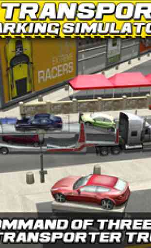 Car Transport Truck Parking Simulator - Real Show-Room Driving Test Sim Racing Games 1