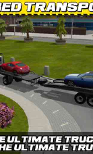 Car Transport Truck Parking Simulator - Real Show-Room Driving Test Sim Racing Games 4
