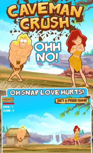 Caveman Crush Love Machine Pro – Old School Hit The Apple Style Game 3