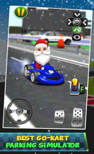 Christmas Car Parking Simulator - Real 3D Truck Driving Test & Santa Run Racing Games! 1