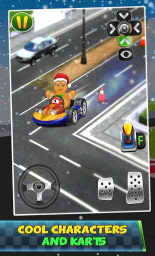 Christmas Car Parking Simulator - Real 3D Truck Driving Test & Santa Run Racing Games! 2