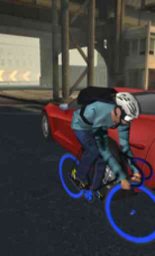 City Bike Messenger 3D - eXtreme Road Bicycle Street Racing Simulator Game FREE 1