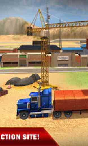 City Building Construction 3D - Be a machine operator and 18 wheeler truck driver at the same time. 4