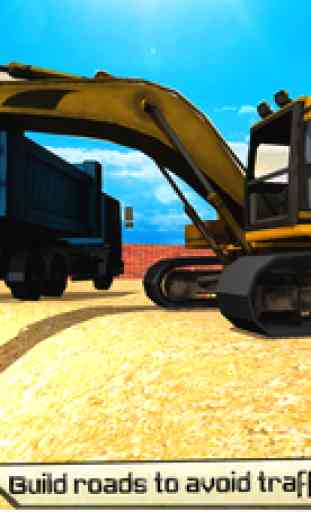 City Construction Simulator 2016: Heavy Sand Excavator Operator and Big Truck Driving Simulation 3D Game 2