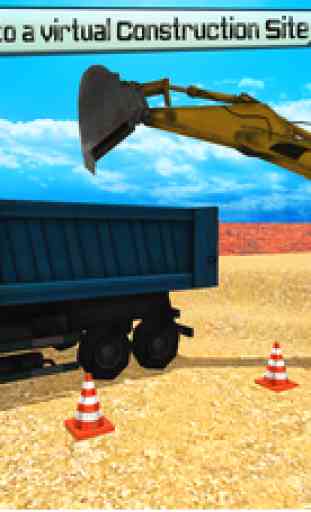 City Construction Simulator 2016: Heavy Sand Excavator Operator and Big Truck Driving Simulation 3D Game 3