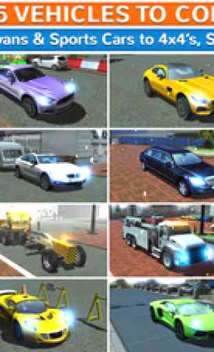 City Driving Test Car Parking Simulator - Real Weather Racing Sim Run Race Games 2