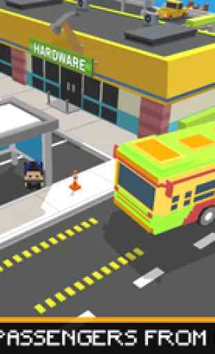 City Tourist Bus Driver - Endless Driving Duty in Blocky World Roads 1