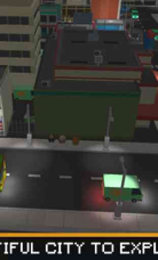 City Tourist Bus Driver - Endless Driving Duty in Blocky World Roads 2