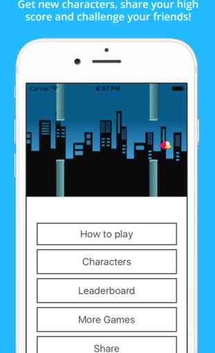 Clumsy Bird - The Trump Jumping And Switch Color Notification Widget Game 3