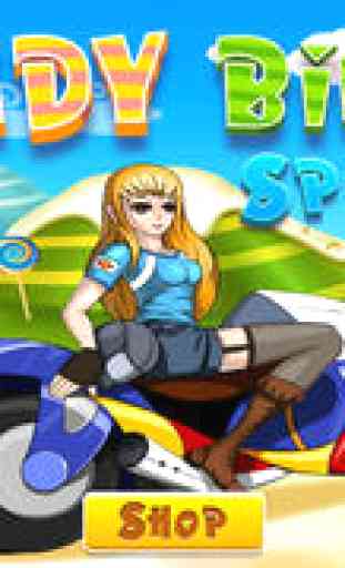 Candy Bike Speedway - Racing Dash with Motorcycles at Sonic Speed 1