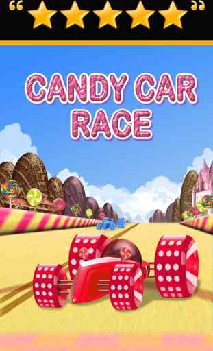Candy Car Race - Drive or Get Crush Racing 1