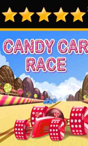 Candy Car Race - Drive or Get Crush Racing 3