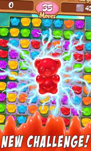 Candy Gummy Bears - For match 3 candy drop puzzle 1