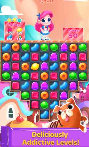 Candy Heroes Splash - match 3 crush charm game 2