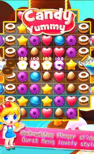Candy Yummy - Jelly of Crush Soda Match Three Game 3