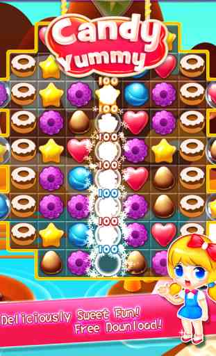 Candy Yummy - Jelly of Crush Soda Match Three Game 4