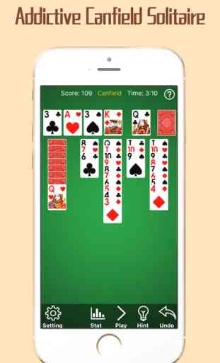 Canfield Solitaire App - Go Snap Cards Up Now 1
