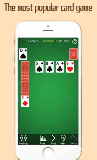 Canfield Solitaire App - Go Snap Cards Up Now 2