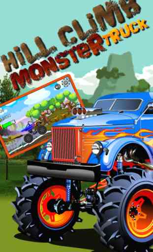 Car Truck Hill Racing : Monster Mountain Climb 3