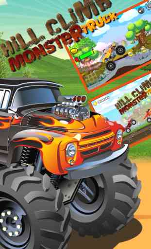 Car Truck Hill Racing : Monster Mountain Climb 4