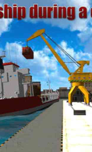 Cargo Ship Crane Simulator 3D 4