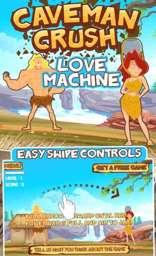 Caveman Crush Love Machine – Free Game 1