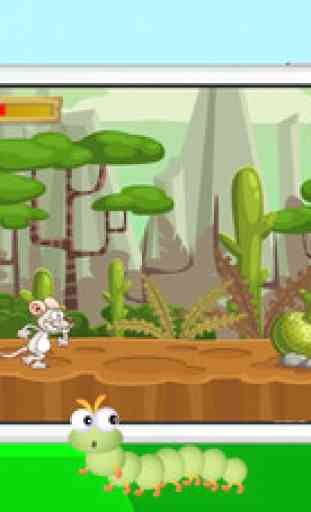 Cheesy Run - rat adventure free games for kids 2