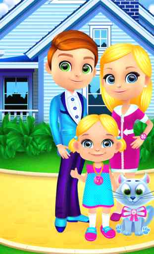 Chloe Grows Up - Mommy, Baby and Family Games for Girls 4
