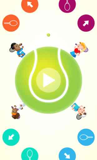 Circular Tennis  - 2, 3 & 4 Player Games – Cool Multiplayer 2
