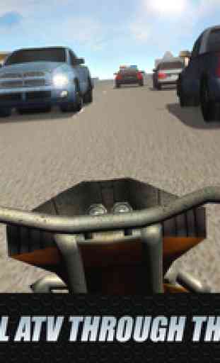 City Traffic Rider 3D: ATV Racing 1