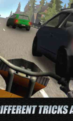 City Traffic Rider 3D: ATV Racing 2