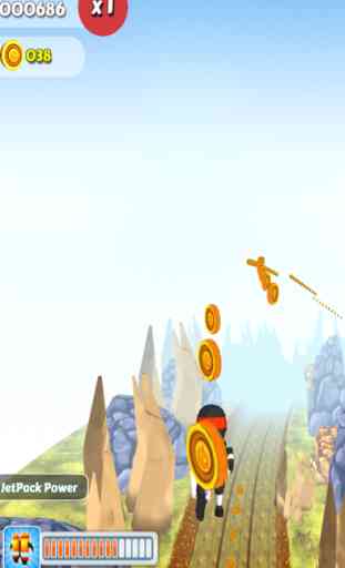 Clumsy Kid Ninja Runner : Sky Surfer Real Challenge Game 1